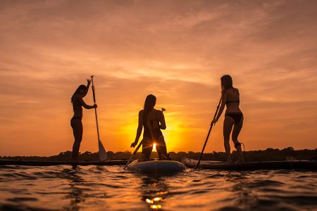 Sunset Paddleboard Tour in Miami Beach